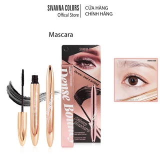 Mascara Chống Nước Tơi, Dài Mi Sivanna Colors Light Warp Dense Bouncy HF932