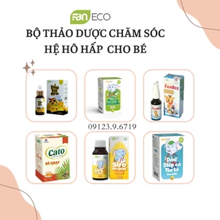 Siro CAO rẻ quạt Kids-FANECO, TINH DẦU TỎI ĐEN OMGEGA 3, HÚNG CHANH KẼM, XỊT MŨI HỌNG KEO ONG FANBEE, DIẾP CÁ TÍA TÔ,