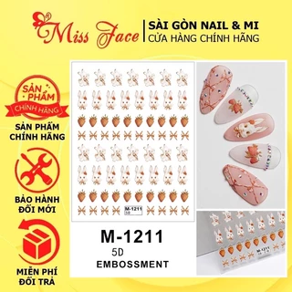 Những mẫu hình dán móng nail đa dạng - Sticker dán móng nổi 5D siêu xinh . Phụ kiện Design móng giá rẻ