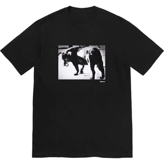 Sup daido moriyama dog tee (2022ss) Áo Thun cotton Nguyên Chất In Hình Cún Đáng Yêu Và Thoáng Khí