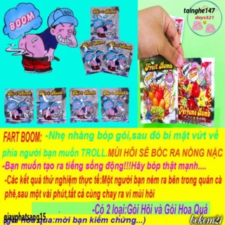 [SỈ 1,5K] BOM ĐÁNH RẮM BOMB FRUIT - GÓI THỐI/GÓI THƠM/BOM trái cây ĐỒ TROLL BẠN BÈ