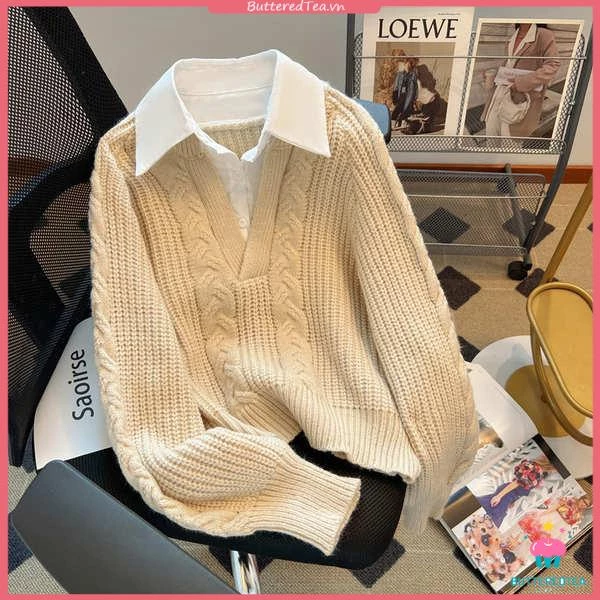 Áo sweater Tay Dài Thiết Kế Mới Thời Trang Mùa Thu Dành Cho Nữ