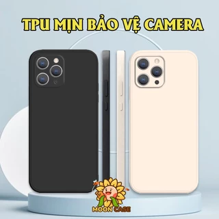 Ốp lưng iPhone 13 13Pro 13Promax Max TPU cạnh vuông, bảo vệ camera. dẻo rẻ đẹp