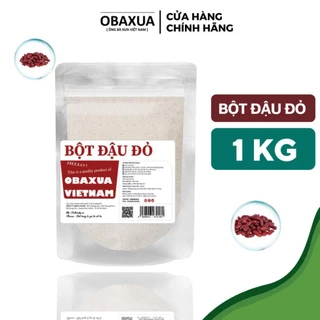 Bột đậu đỏ [ 1KG ] nguyên chất 100% Organic - Tắm trắng da, dưỡng ẩm, mờ thâm, tẩy TBC