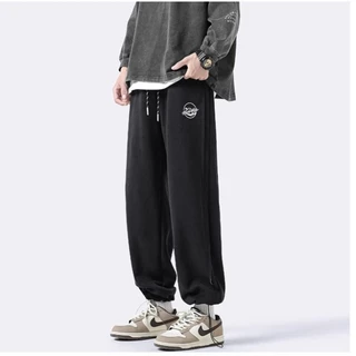 Quần ống rộng Unisex, quần jogger thể thao JTINTOLL có dây rút điều chỉnh eo vải co dãn dày dặn mặc 4 mùa