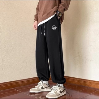 Quần ống suông Unisex, quần jogger thể thao JTINTOLL có dây rút phong cách Hàn Quốc - A1