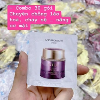 30 Gói Kem dưỡng da Ohui Tím bổ sung collagen chống lão hóa da 1ml/gói