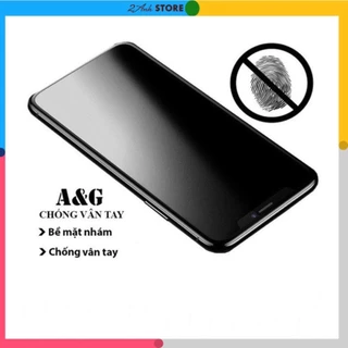 Kính Cường Lực Chống Bám Vân Tay Full Màn Hình Cho iPhone 12Promax/12Pro/12/12 Mini/11/XR - 2ANH STORE