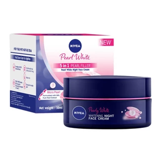 Chính hãng Kem dưỡng trắng da và se khít lỗ chân lông Nivea ban đêm 50ml