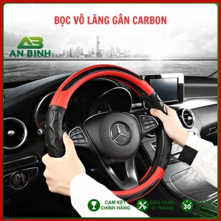 Bọc Vô Lăng Ô Tô Da Vân Carbon Cao Cấp Phù Hợp Xe 4-7 Chỗ - An Bình Auto