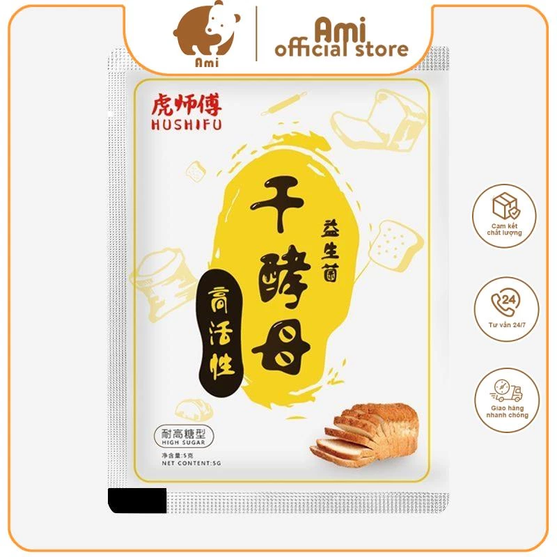 [Loại thượng hạng] Bột lên men làm bánh bao, bánh mì, bánh bông lan, Men nở làm bánh giúp bánh thơm ngon hơn