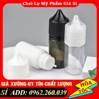 Lọ chiết nhựa 5ml - 10ml - 20ml Trong Suốt - Chai nhựa triết mỹ phẩm mực phun xăm thẩm mỹ - Chai Lọ Mỹ Phẩm Giá Sỉ