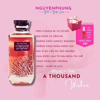 Gel/sữa tắm dưỡng ẩm A Thousand Wishes 295ml - Bath & Body Works