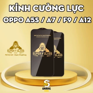 Kính cường Lực Oppo A5s / A7 / F9 / A12 Kingkong full màn | Miếng dán bảo vệ màn hình