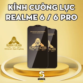 Kính cường Lực Realme 6 / 6 Pro Kingkong full màn | Miếng dán bảo vệ màn hình