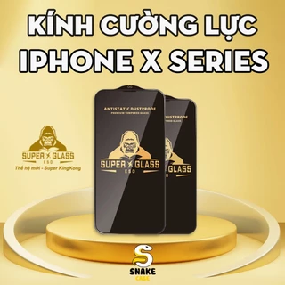 Kính cường Lực iPhone X Xr Xs XsMax Max Kingkong full màn | Miếng dán bảo vệ màn hình