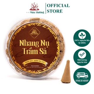 Nhang nụ trầm sả quế sạch Mộc Hương TN-AT thơm, ít khói, cao cấp hộp nhỏ 20 nụ/hộp lớn 40 nụ