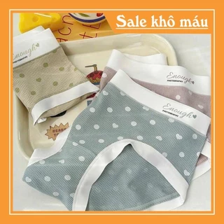 Quần Lót Nữ Sermala Cotton Cạp Cao Họa Tiết Tim Dễ Thương, Quần Chip Thiết Kế Kháng Khuẩn Viền Chun Nữ Tính Vittorshop