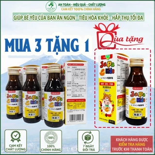 Siro Ăn Ngon MUA 3 TẶNG 1 Siro Japa Kids Kích Thích Ăn Ngon, Tăng Chiều Cao Cho Bé 100ml