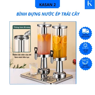 Bình đựng nước ép trái cây làm mát đồ uống dung tích 3l /1 bình.