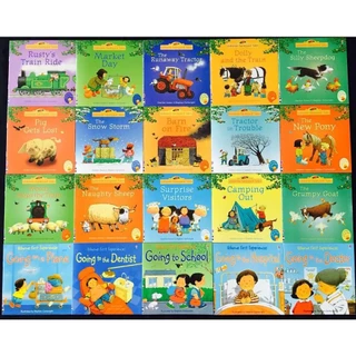 Sách - Usborne Farmyard Tales - bộ 20 cuốn + Tặng file Mp3