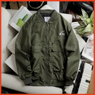 Áo khoác dù bomber unisex 2 lớp 5 TÚI cực hot , chất chống nắng siêu mát