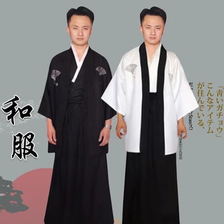 Bộ Đồ Ngủ Kimono Truyền Thống Nhật Bản Yukata 12.30 Hóa Trang Chụp Ảnh Samurai Truyền Thống Cho Nam