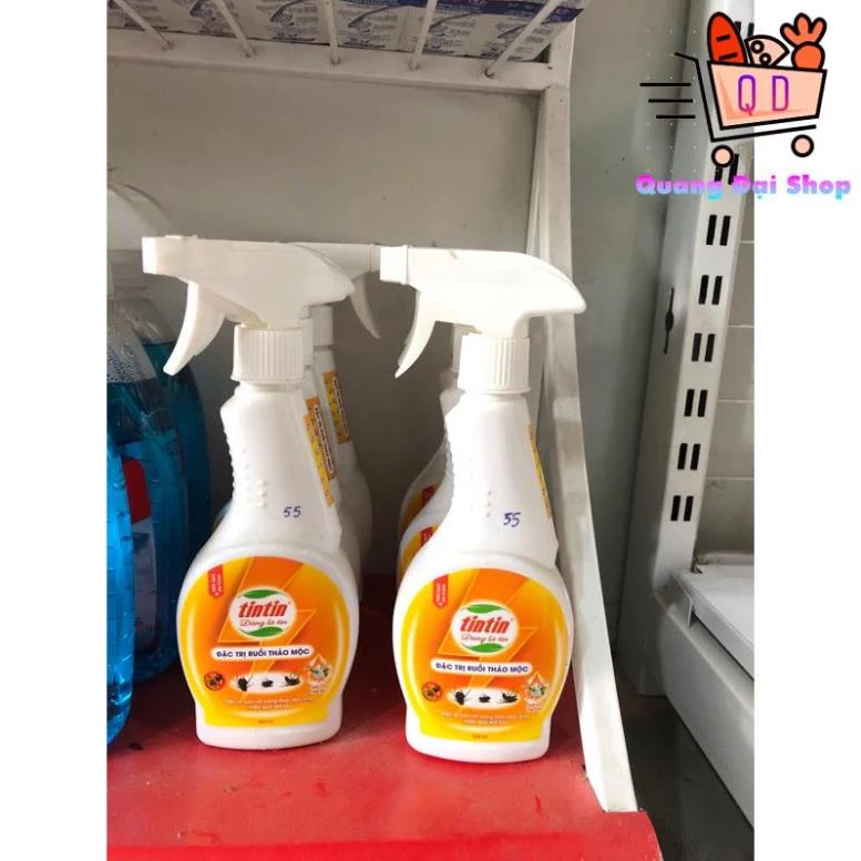 Xịt Ruồi Tintin Thảo Mộc 350ml - QĐ shop