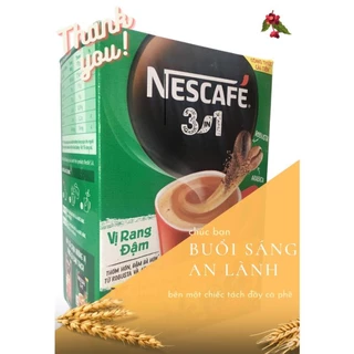 Hộp Nescafe 3in1 đậm đà 340g hộp 20 gói, đậm chất cà phê