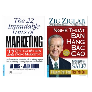 Sách Combo 2 Cuốn:  22 Quy Luật Bất Biến Trong Marketing + Nghệ Thuật Bán Hàng Bậc Cao - First News