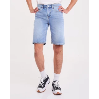 Quần Shorts Nam Dáng Suông. Straight Fit Denim Shorts - 221MD4103B2930