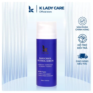 Serum Retinol Bakuchiol 2% K Lady Care 50ml - Hỗ Trợ Chống Lão Hóa, Trắng Da, Mờ Nám