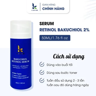 Serum Retinol bakuchiol 2% treatment size 50ml K Lady Care