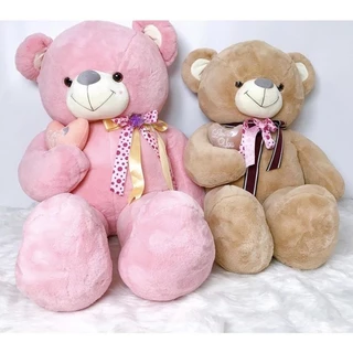 Gấu Bông Teddy Tim Lệch Đeo Nơ Cao Cấp | Shop Bé Bear