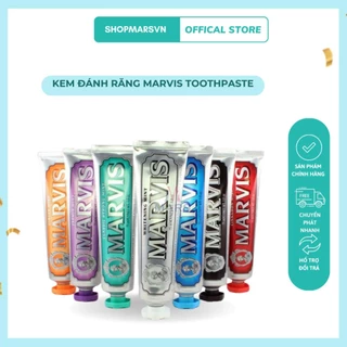 Kem đánh răng Marvis Toothpaste, Kem Đánh Răng Marvis làm trắng răng 25ml - Marsshopvietnam