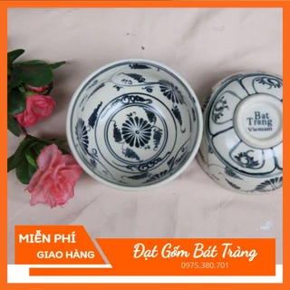 Bát hoa dây - bát cơm men dạn bát tràng - gốm sứ bát tràng