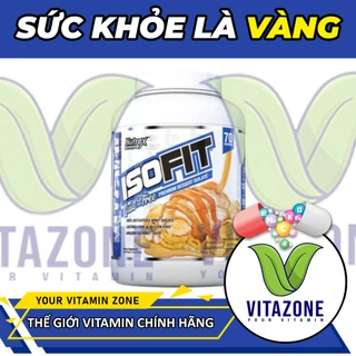 [Chính Hãng] Tăng cường cơ bắp với sữa tăng cơ Nutrex Isofit Whey Isolate Protein (5lbs)