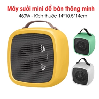 Máy sưởi mini để bàn làm nóng nhanh không gây ồn công nghệ sợi đốt tiết kiệm điện kakaxi.store