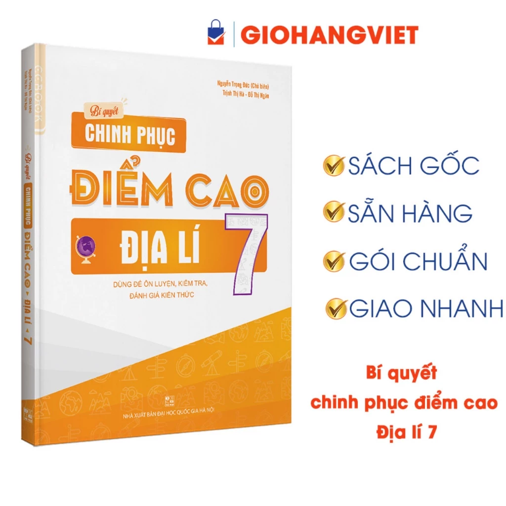 Sách-Bí quyết chinh phục điểm cao Địa lí 7