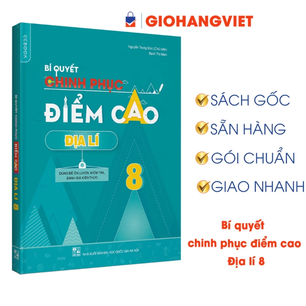 Sách-Bí quyết chinh phục điểm cao Địa lí 8