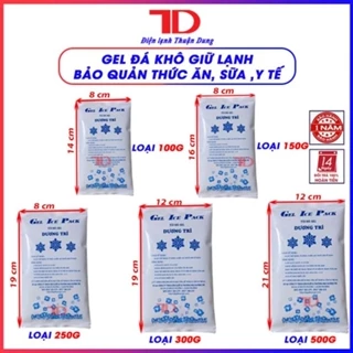 [CN HCM] Gel đá khô giữ lạnh, túi đá gel giữ lạnh mỹ phẩm, bảo quản kem, socola, thực phẩm - 