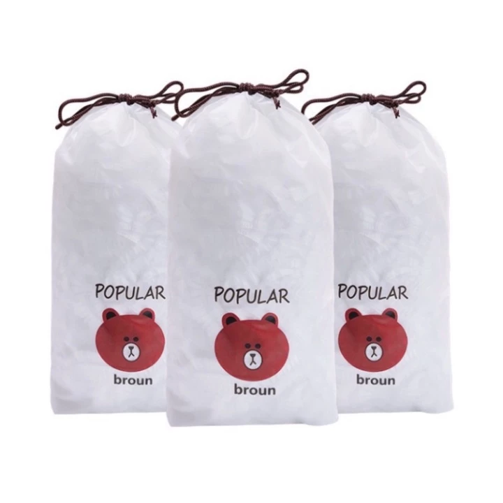 [ COMBO 5 BỊCH ] Túi Bọc Thực Phẩm PTLUXURY Co Giãn Siêu Dai Có Chun Bọc Tiện Lợi