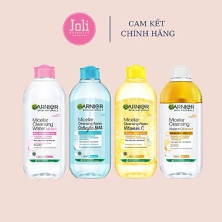 Nước làm sạch và tẩy trang cho mọi loại da Garnier Micellar Water 400ml