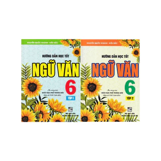 SÁCH - combo hướng dẫn học tốt ngữ văn 6 - tập 1+2 (bám sát sgk cánh diều) (HA)