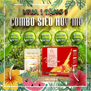 (Sỉ) Trà Vị Đào Đông Anh mua 1 tặng 1 Detox Hàng chính hãng