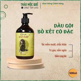 Dầu gội đầu thảo dược thiên nhiên tinh chất bồ kết cô đặc giữ mượt tóc - Dầu xả dưỡng tóc ngăn rụng tóc 500 ml