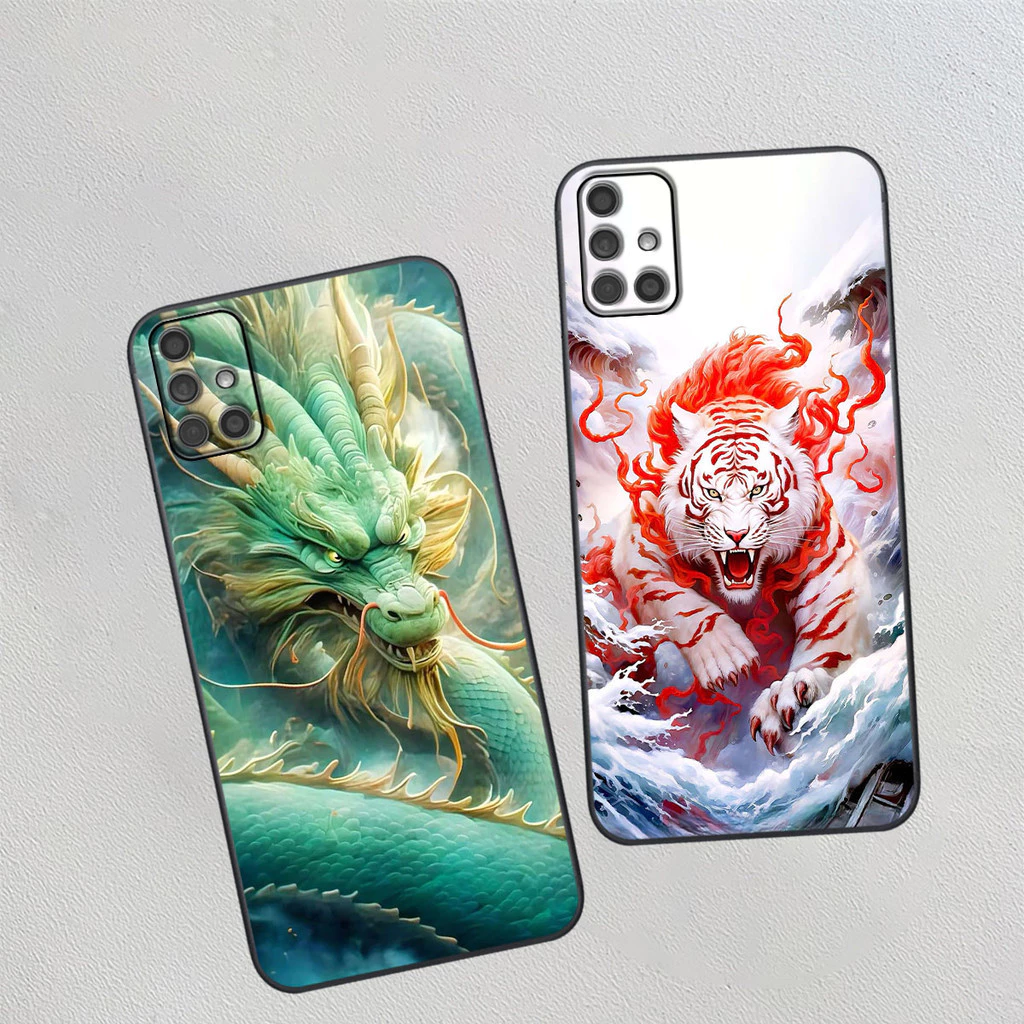 Ốp lưng Samsung M51 hình rồng hổ siêu ngầu LUNA CASE