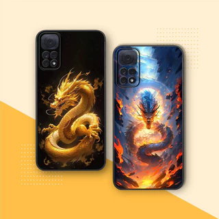 Ốp lưng Xiaomi Redmi Note 11 4G / Note 11S / Note 11 Pro 4G / 5G hình rồng hổ siêu ngầu LUNA CASE