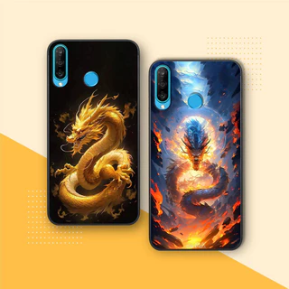 Ốp lưng Huawei Nova 4e / P30 Lite hình rồng hổ siêu ngầu LUNA CASE