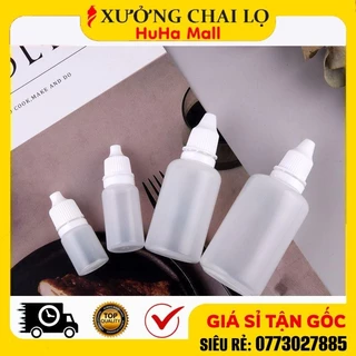 [BUÔN SỈ RẺ] [Combo 100sp] Vỏ Lọ Chai Nhựa Nhỏ Mắt 5ml, 10ml, 20ml, 30ml, 50ml Granty Chiết Mực, Dung Dịch